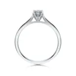 Pierścionek z białego złota z diamentem AJPZ_111